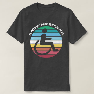 Camiseta Mês do Orgulho de Deficiência - Não Conheça Limite