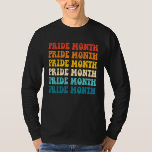 Camiseta Mês do Orgulho Festa do Mês do Orgulho Esquadrão d