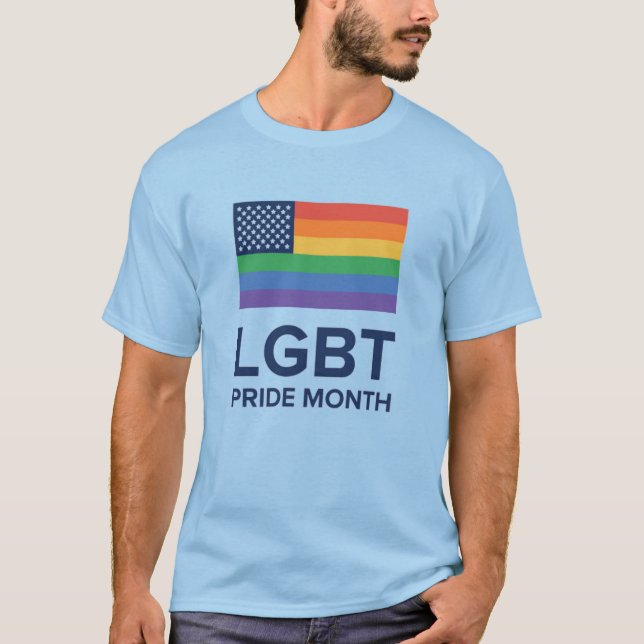 Camiseta Mês do Orgulho LGBT| Estados Unidos (Frente)