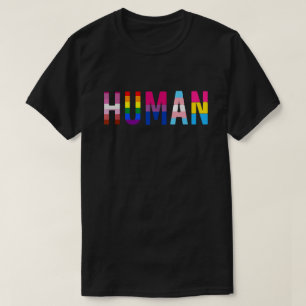 Camiseta Mês do Orgulho LGBTQ+ Humano – Transgênero, Lésbic