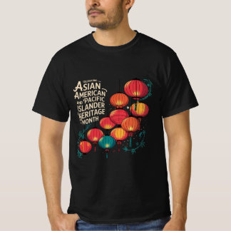 Camiseta mês do patrimônio dos ilhéus asiáticos e pacifista