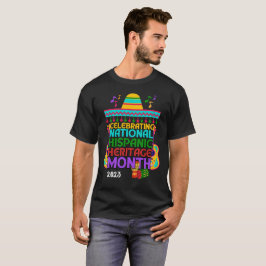 Camiseta MÊS DO PATRIMÔNIO HISPÂNICO Colorido