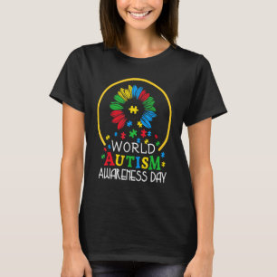 Camiseta Mês Mundial de Conscientização do Autismo Design A