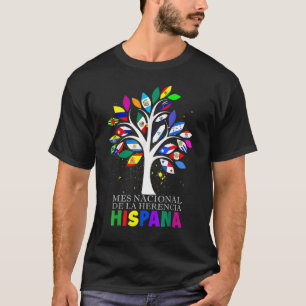 Camiseta Mes Nacional De La Herencia Hispana Flags Countrie