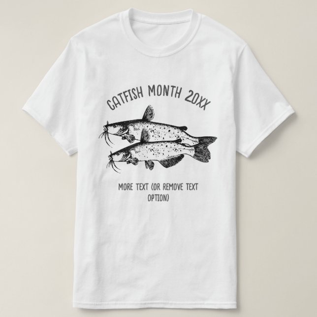 Camiseta Mês Nacional do Bagre (Frente do Design)