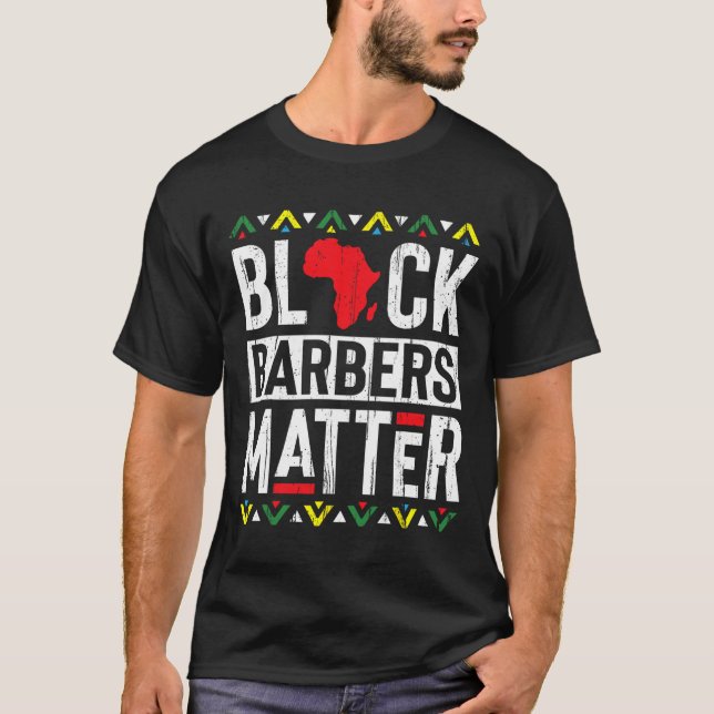 Camiseta Mês Negro Barbeiros História das Mulheres Africana (Frente)