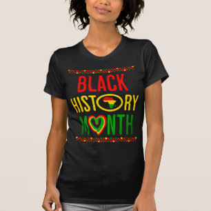 Camiseta Mês Negro, Décimo Junho, Mês da História Negra
