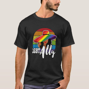 Camiseta Mês Orgulho Negro Lgbtq Mãe Orgulhosa Hetero Lgbt 