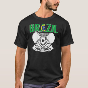 Camiseta Mesa brasileira suporta Ping Pong T