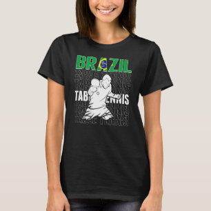 Camiseta Mesa brasileira suporta Ping Pong T