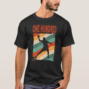 Camiseta mesa de aniversário de 100 anos Tênis de cem anos