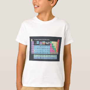 Camiseta Mesa de elementos periódica