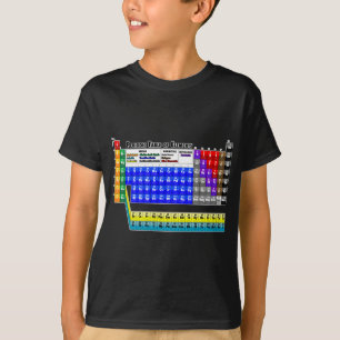 Camiseta Mesa de elementos periódica