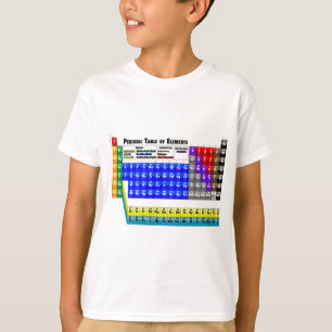 Camiseta Mesa de elementos periódica