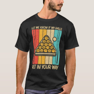 Camiseta Mesa de Sinuca Legal para Homens Mulheres Bilhar 8
