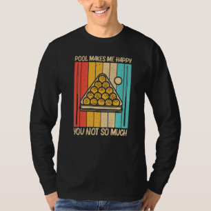 Camiseta Mesa de Sinuca Legal para Homens Mulheres Bilhar 8