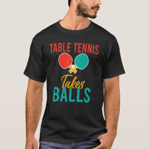 Camiseta Mesa de Tênis de Tênis de tomada de Mesa