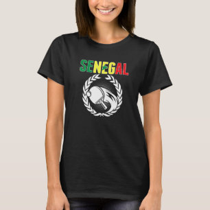 Camiseta Mesa de Tênis do Senegal Apoio ao Ping Pong Seneg