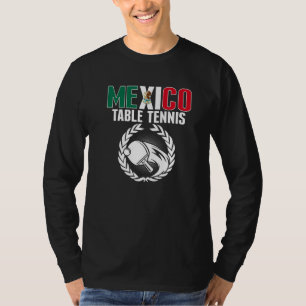 Camiseta Mesa de Tênis México Equipe de Ping Pong Mexicana