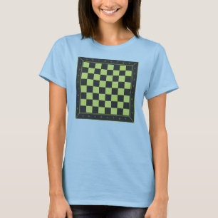 Camiseta Mesa de Xadrez Amarela e Preta