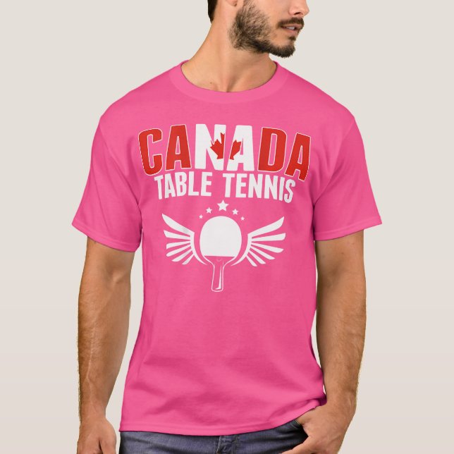 Camiseta Mesa do Canadá - Suporte ao Ping canadense (Frente)