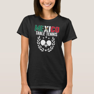 Camiseta Mesa do México Tênis do México Suporte a Ping Pong