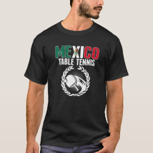 Camiseta Mesa do México Tênis do México Suporte a Ping Pong