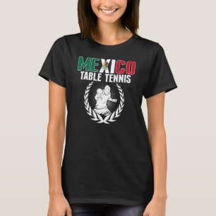 Camiseta Mesa do México Tênis do México Suporte a Ping Pong