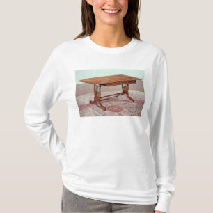 Camiseta Mesa do sofá com pés da harpa por Thomas