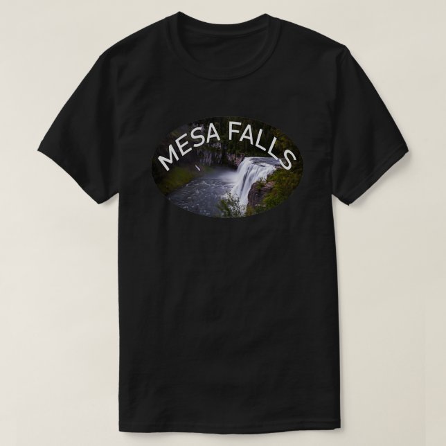 Camiseta Mesa Falls Island Park Idaho (Frente do Design)