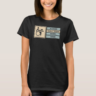 Camiseta Mesa Jogador de Desvantagem com Tênis desativado T
