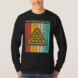 Camiseta Mesa Legal Para Homens Mulheres Snooker Bilhar Bol
