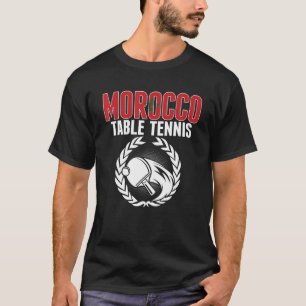 Camiseta Mesa marroquina Tênis Ping Pong Support