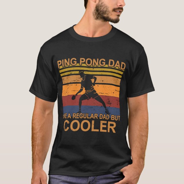 Camiseta mesa mesa do pingue-pongue do tênis (Frente)