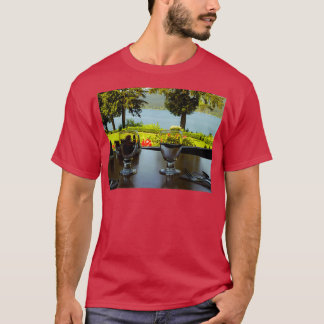 Camiseta Mesa para dois no lago Quinault Lodge