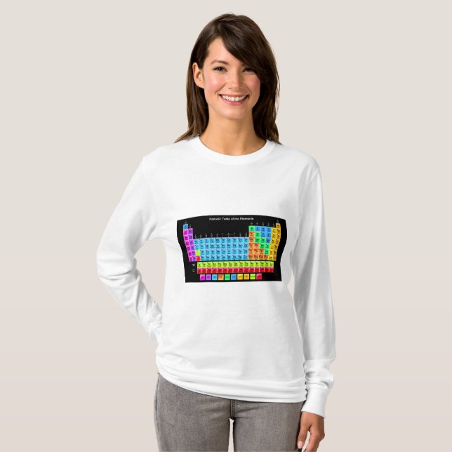 Camiseta Mesa periódica (Frente Completa)