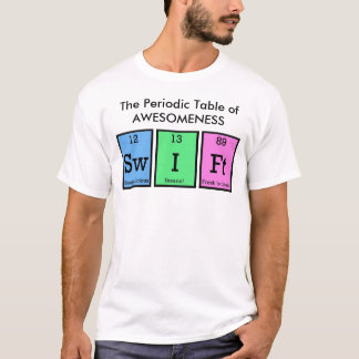 Camiseta Mesa periódica 2 de SWIFT