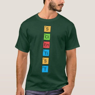 Camiseta Mesa periódica da ciência