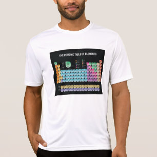 Camiseta mesa periódica de elementos