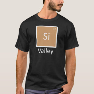 Camiseta Mesa Periódica de Química de Silicon Valley