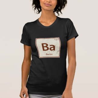 Camiseta Mesa periódica do BACON do vintage