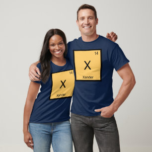 Camiseta Mesa Periódica do Elemento de Química do Nome do