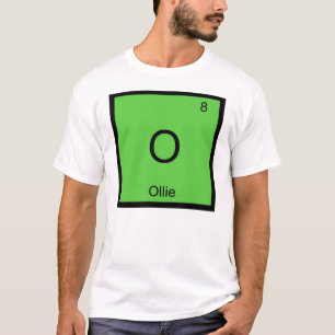Camiseta Mesa Periódica do Elemento de Química do Nome Ol