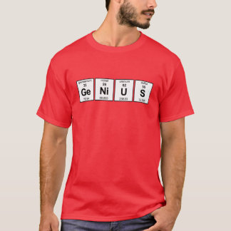 Camiseta Mesa periódica do gênio