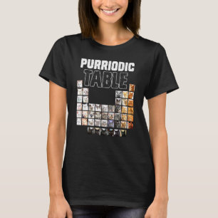 Camiseta Mesa periódica Elementos Periódicos de Química de 