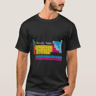 Camiseta Mesa Periódica Retroativa De Hoodie De Elementos