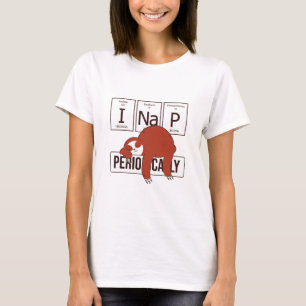 CAMISETA MESA PERIÓDICA SLOTH I NAP PERIODICALMENTE