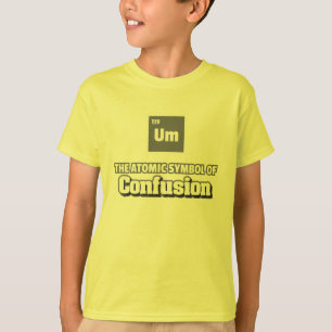 Camiseta Mesa Periódica - Um Elemento de Confusão