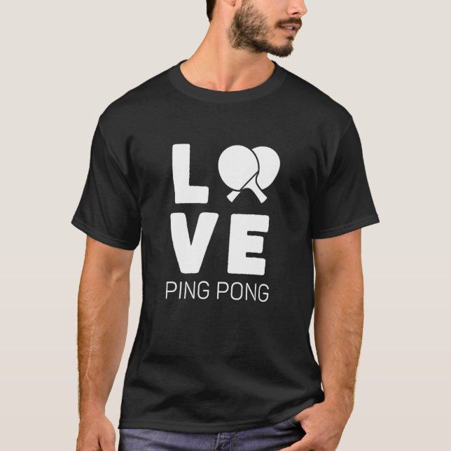 Camiseta Mesa Ping Pong Love (Frente)