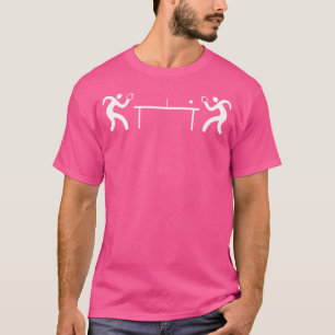 Camiseta Mesa Ping Pong - Tênis Fixa figuras Ping Pong Pla